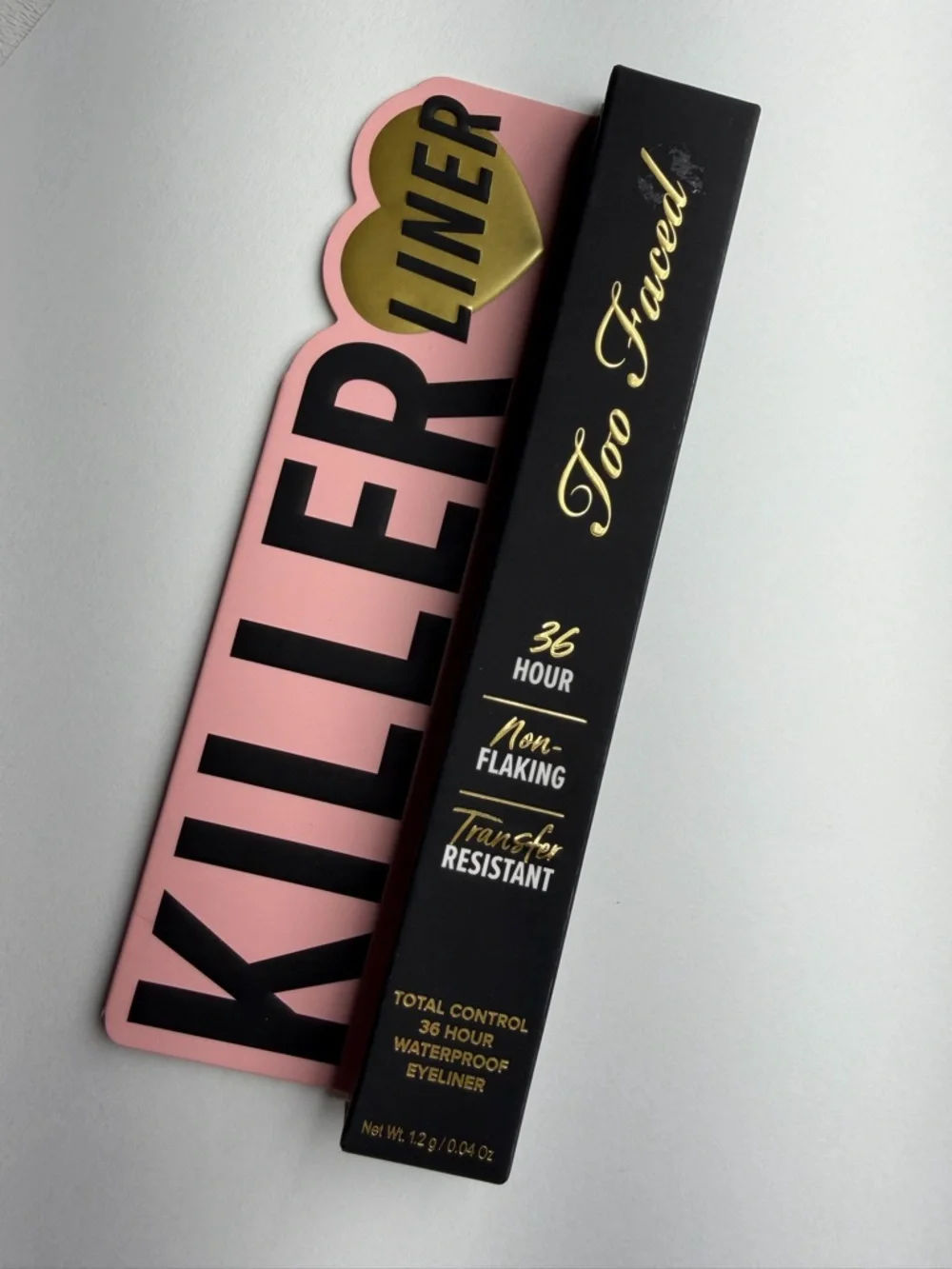 Too Faced Killer Liner Waterproof Eyeliner in “Killer Black”